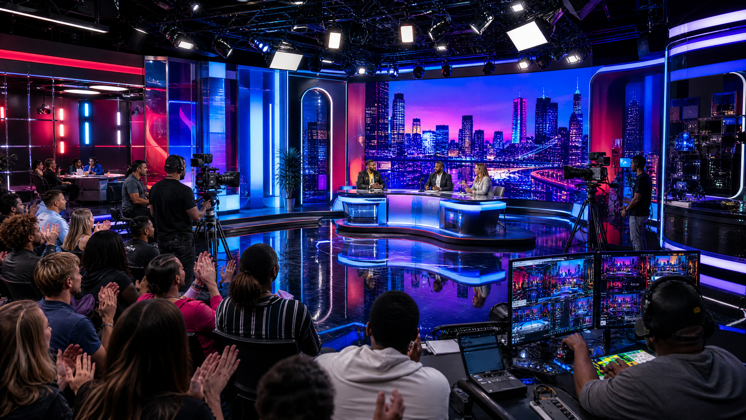 Hollywood 2.0 sound stage and studio partnership space